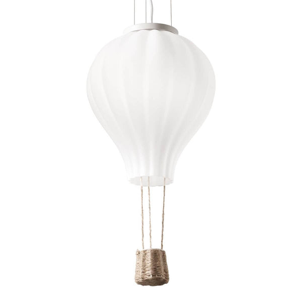 Suspension Dream BIG blanche, verre, H 73 cm