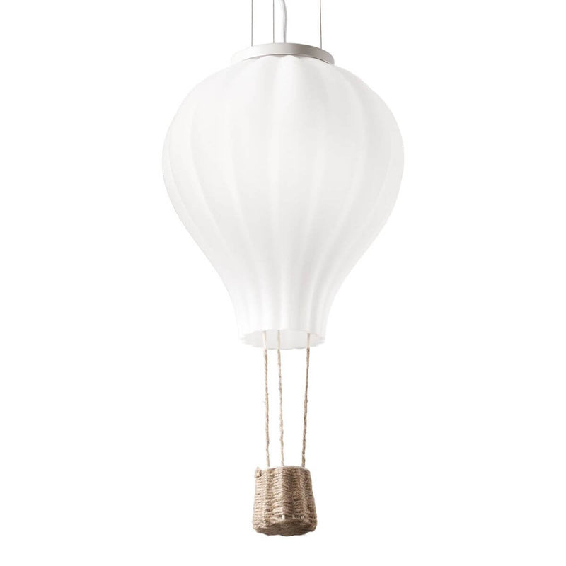 Suspension Dream BIG blanche, verre, H 73 cm
