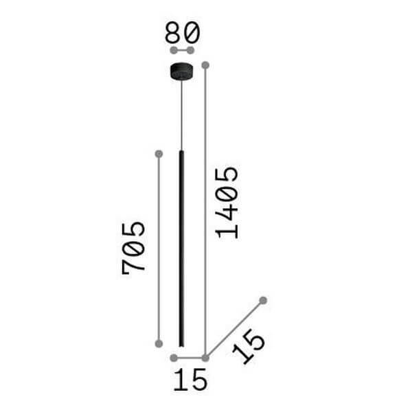 Suspension luminaire | Filo Blanche
