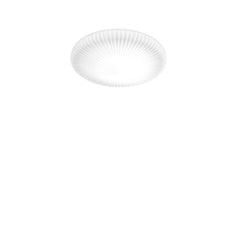 Plafonnier Atrium blanc, verre, Ø 45 cm