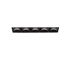 Spot encastrable Lika noir, L 7,1 cm (267906)