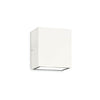 Applique extérieure Argo blanche, L 9 cm
