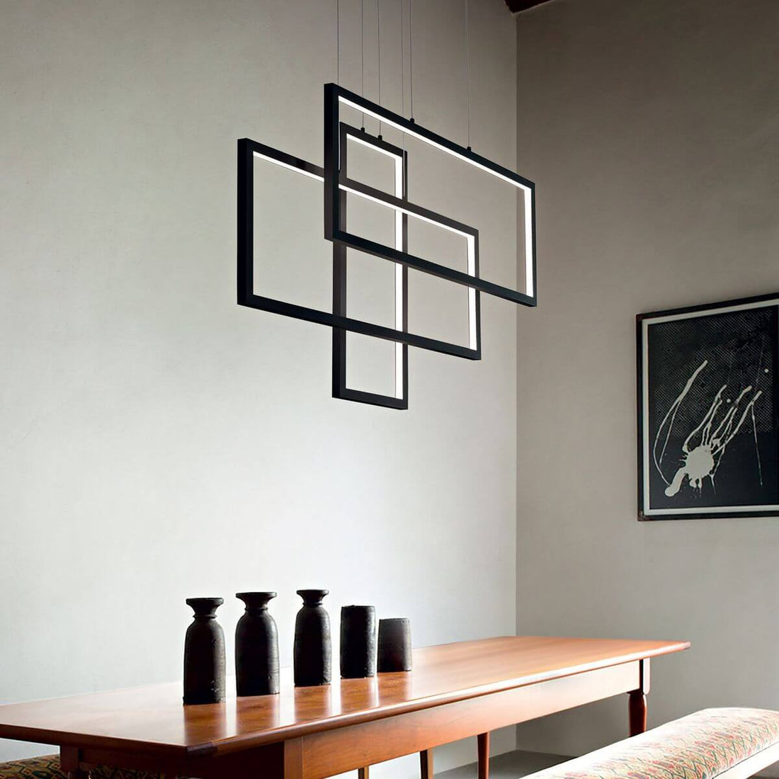Suspension luminaire | Frame Noire L 102,5 cm