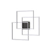 Plafonnier Frame noir, L 59,5 cm