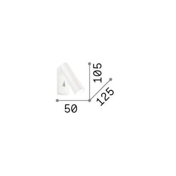 Applique murale Pipe noire