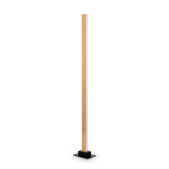 Lampadaire Craft bois, verre