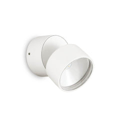Applique extérieure Omega Round blanche, verre (285481)