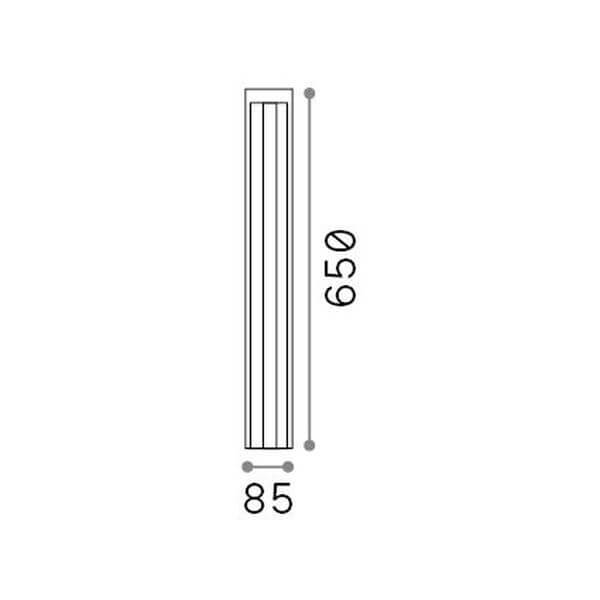 Lampadaire extérieur Kurt marron (294001)