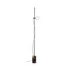 Lampadaire EVA noir, marbre