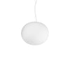 Suspension Cotton blanche, verre, Ø 30 cm