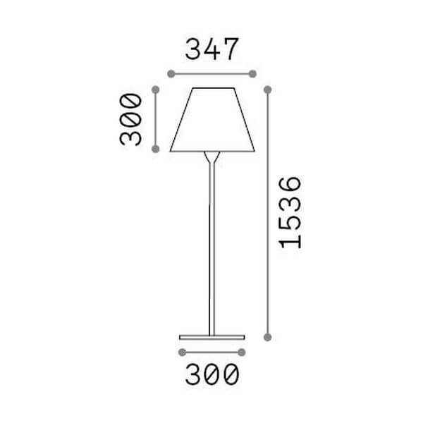 Lampadaire extérieur Arcadia gris