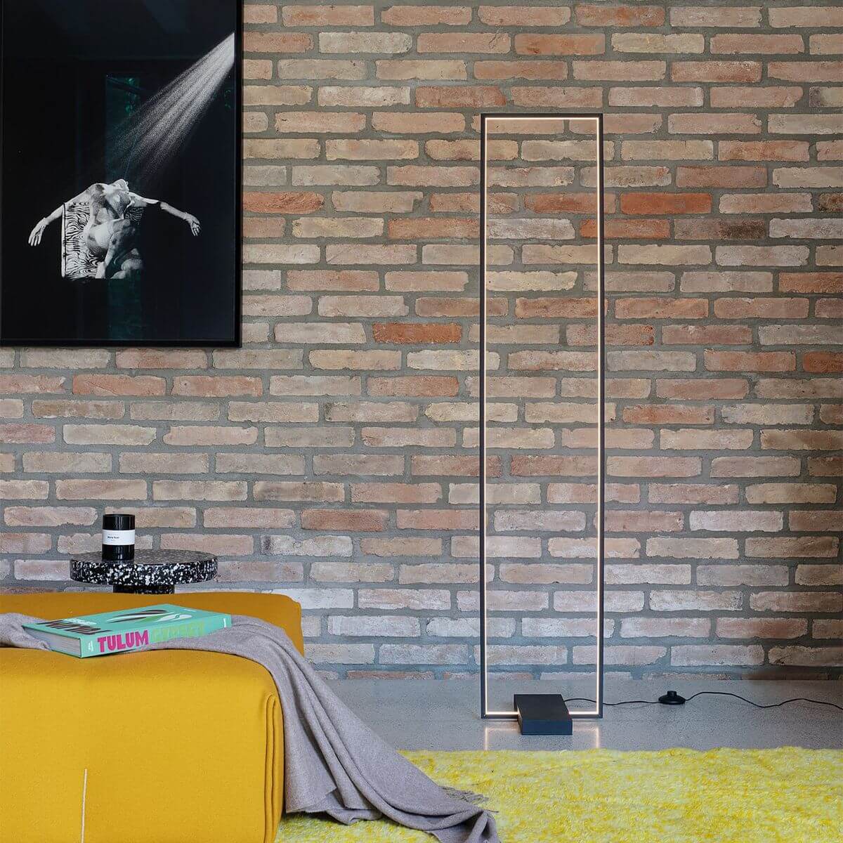 Lampadaire Frame noir