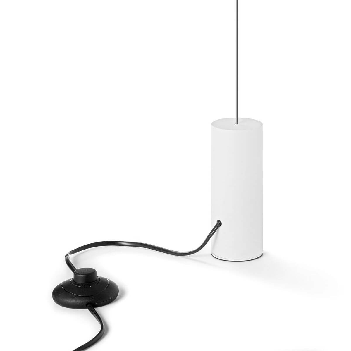 Lampadaire Filo blanc, verre