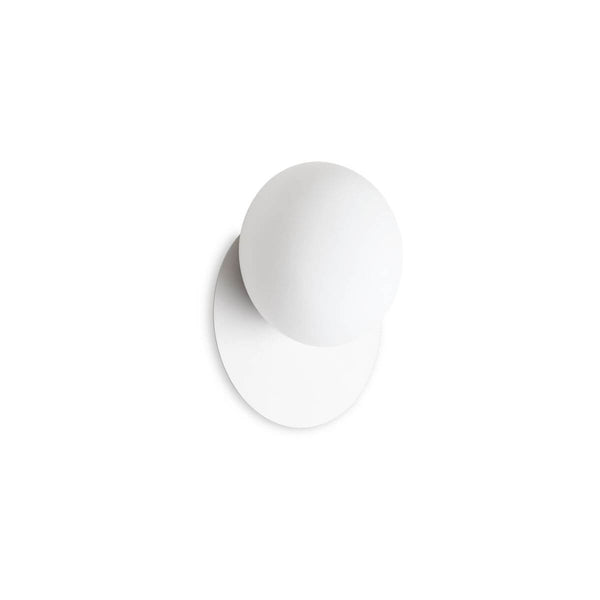 Applique murale Ninfea blanche, verre
