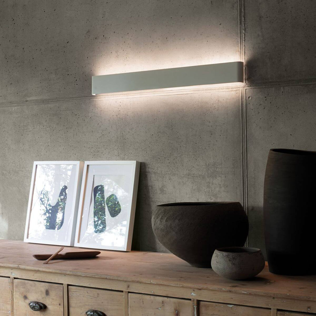 Applique murale Delta blanche, verre (307039)