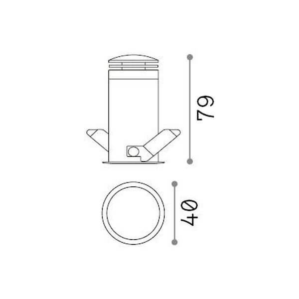 Spot LED | Quark Blanc Ø 4 cm