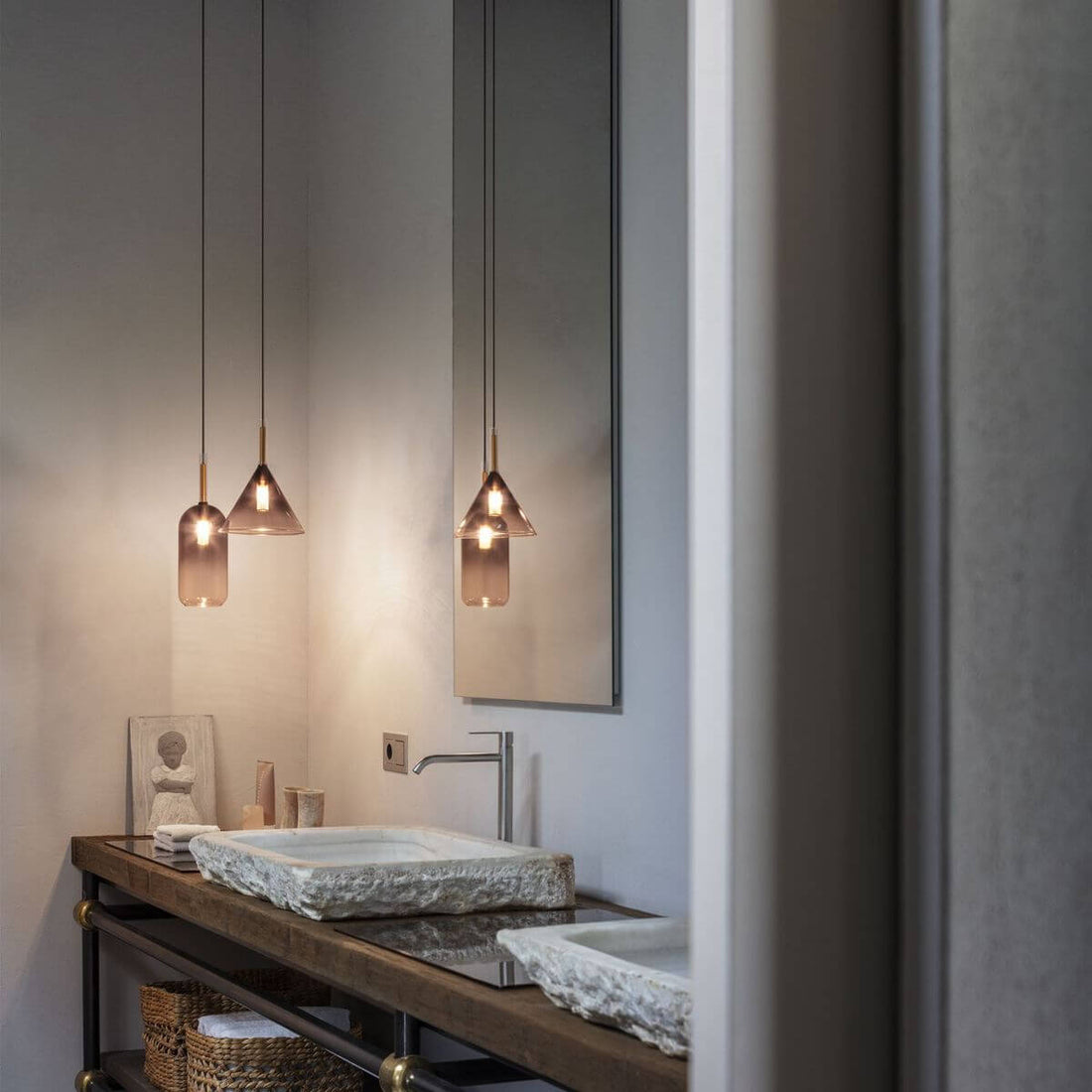Suspension luminaire | Empire Chromée