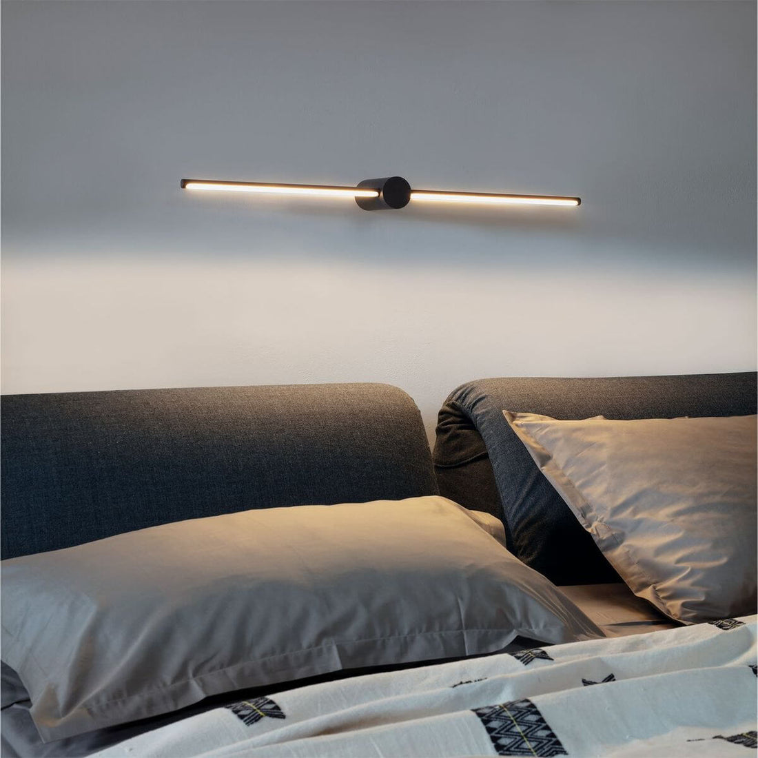Applique murale Filo noire, L 75 cm