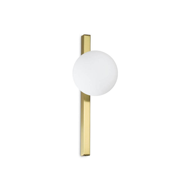 Applique murale Binomio laiton, verre