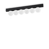 Plafonnier Ping Pong noir, verre (313290)
