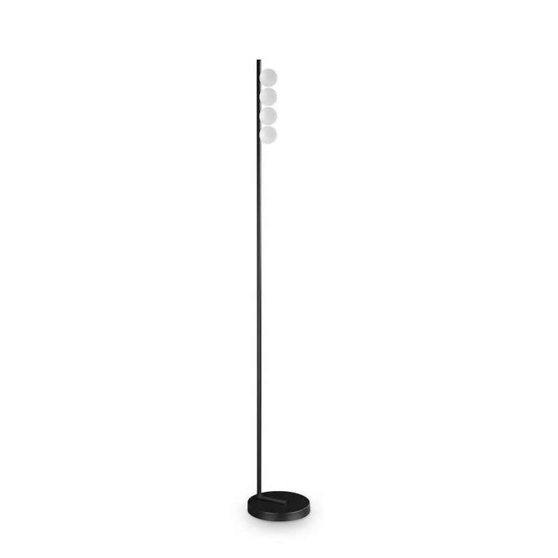 Lampadaire Ping Pong noir, verre
