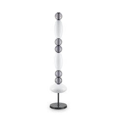 Lampadaire Lumiere blanc, verre