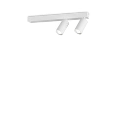 Plafonnier Profilo 2 lumières blanc