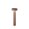 Lampadaire extérieur Tesla 4 lumières marron (316048)