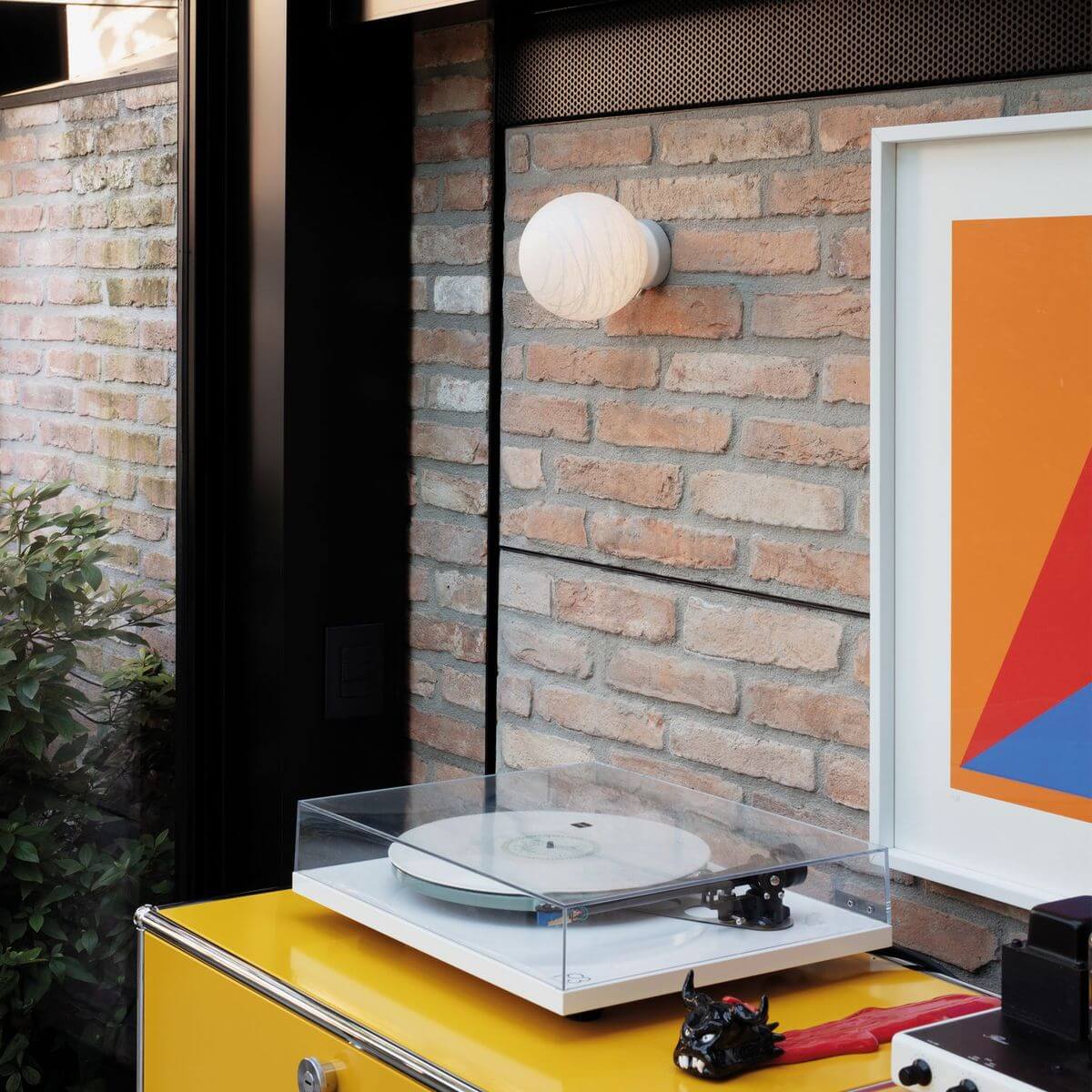 Applique murale Carta blanche, Ø 10 cm