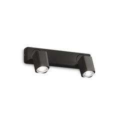 Applique murale Rudy 2 lumières noire (321509)
