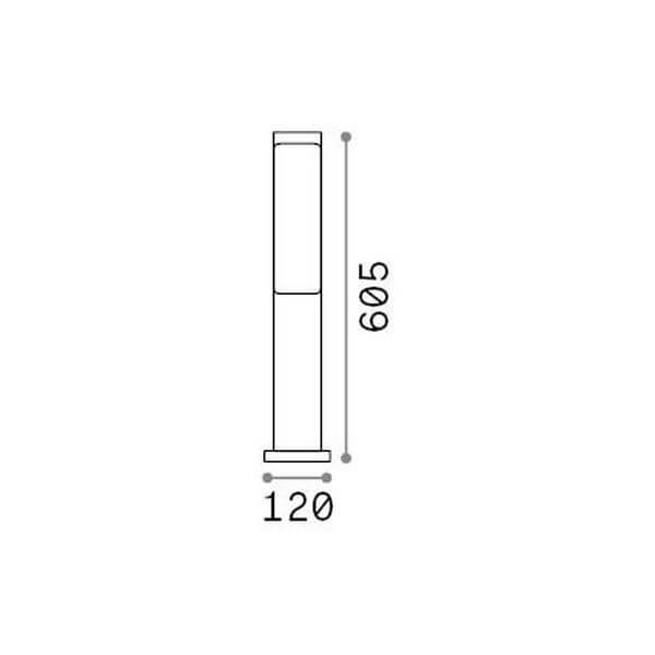 Lampadaire extérieur Etere noir (322261)