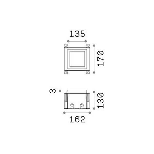 Luminaire extérieur Taurus, L 17 cm (325675)