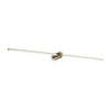 Applique murale Filo laiton, L 115 cm