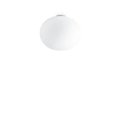 Plafonnier Cotton blanc, verre, Ø 40 cm