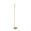 Lampadaire Ping Pong laiton, verre