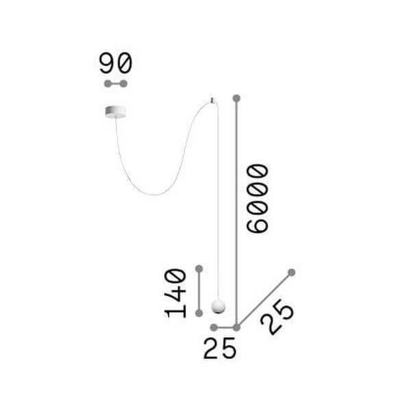 Suspension Archimede noire (328355)