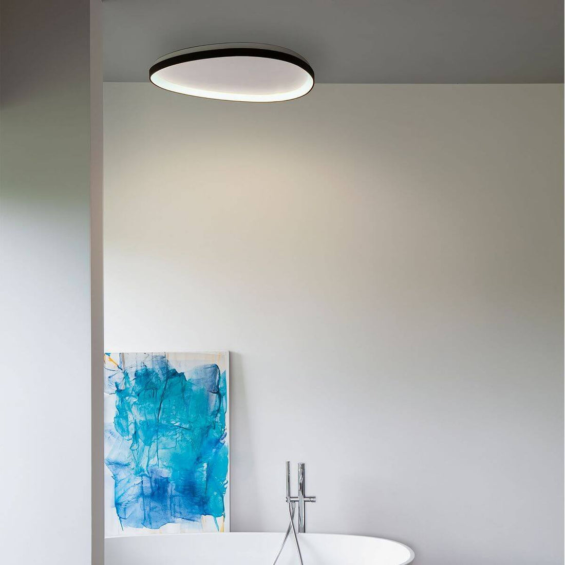 Plafonnier Gemini noir, Ø 81 cm (328980)