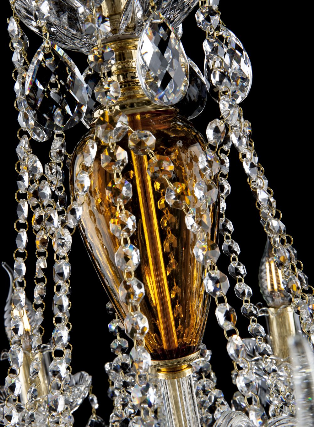 Lustre en cristal de Boheme