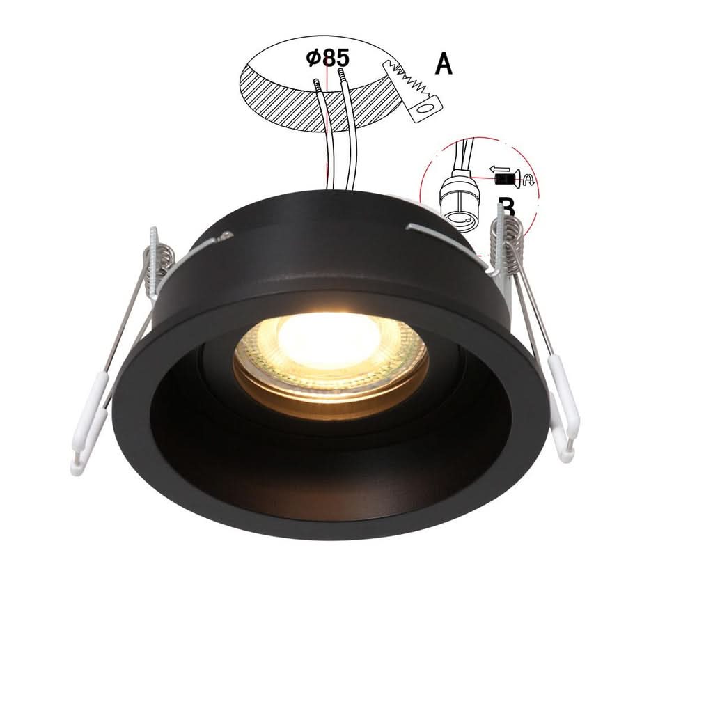 Spot encastré Pélite 3371ST en acier. | Designix - - https://designix.fr