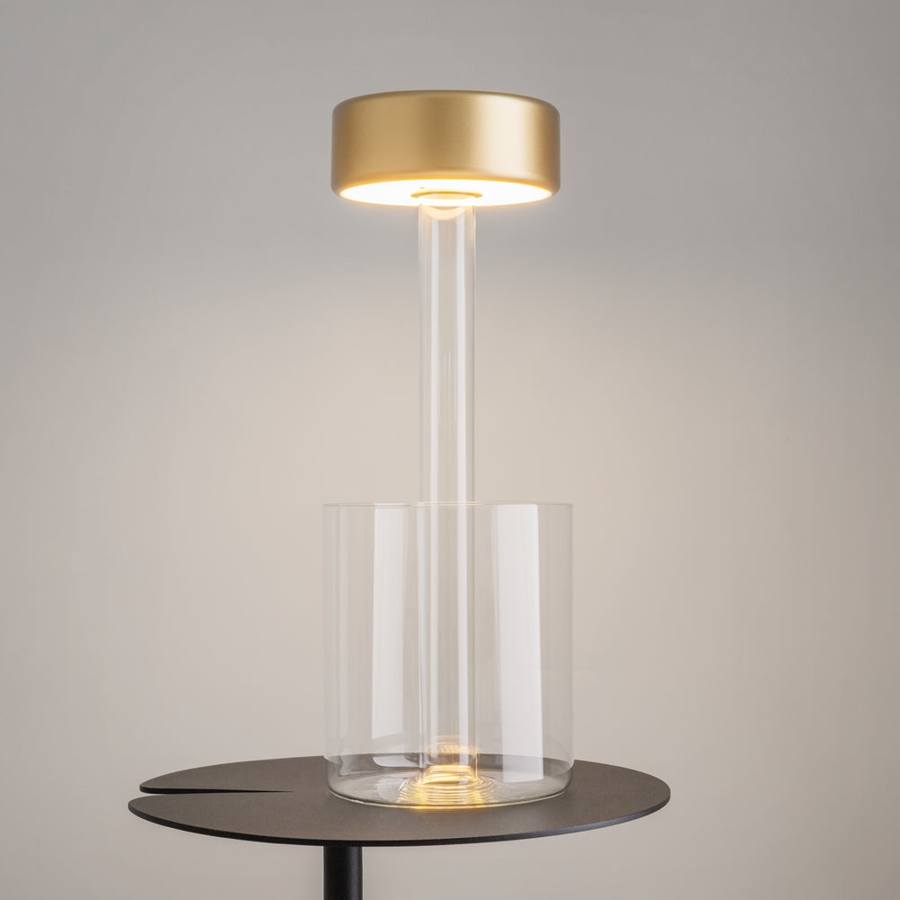 AI Collaboration Lampe de chevet transparent