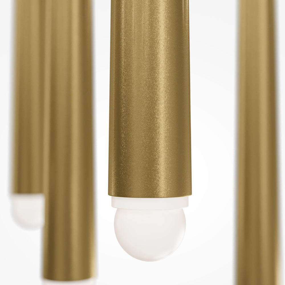 Cascade Suspension luminaire doré