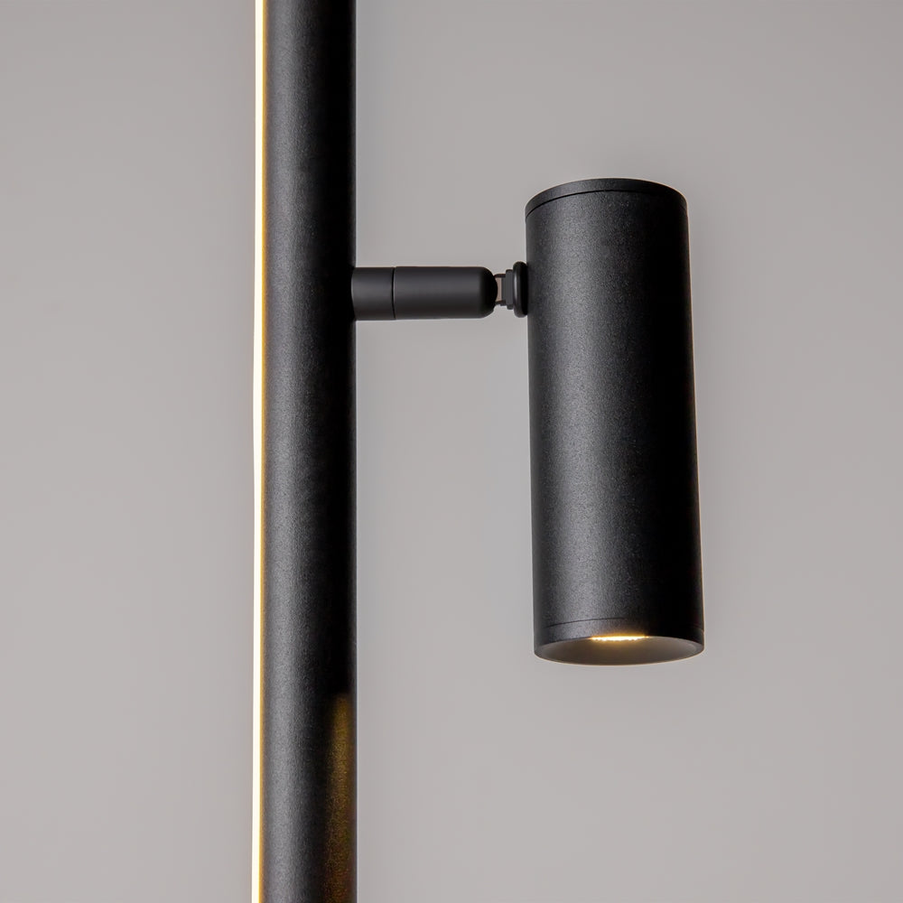 Thin Lampadaire noir