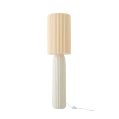 Lampadaire Esmée en céramique blanc cassé, grand modèle