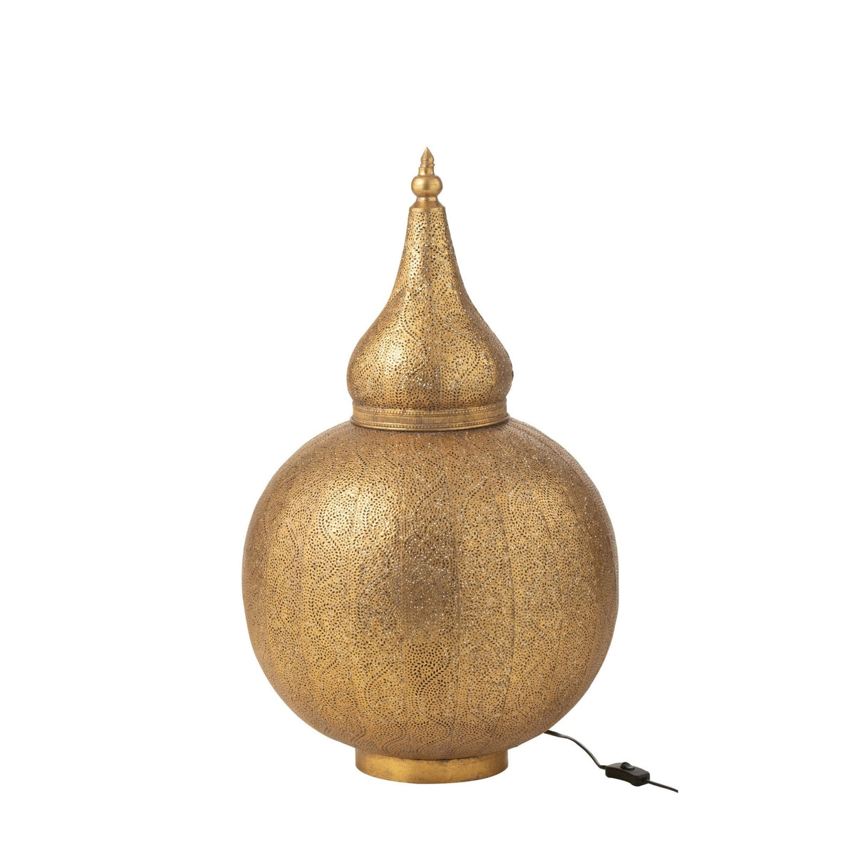Lampe à poser Aladin en métal ajouré, grand modèle