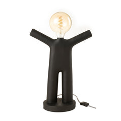 Lampe à poser P'tit Maurice en résine noire