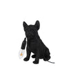 Lampe à poser bouledogue en polyrésine noire
