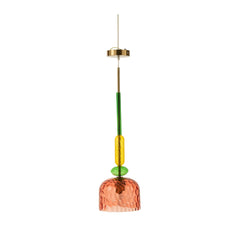 Suspension Fiona en verre multicolore