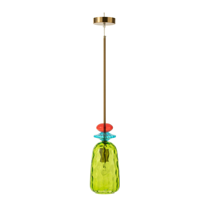 Suspension Laurence en verre multicolore