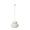 Suspension ronde en fer blanc, petit modèle