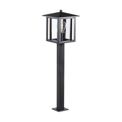 Luminaire extérieur Selto noir, verre